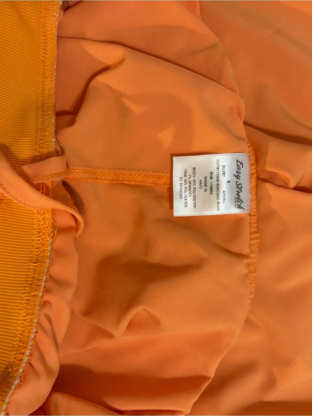 Easy Stretch Orange Scrub Set - Picture 5 of 6